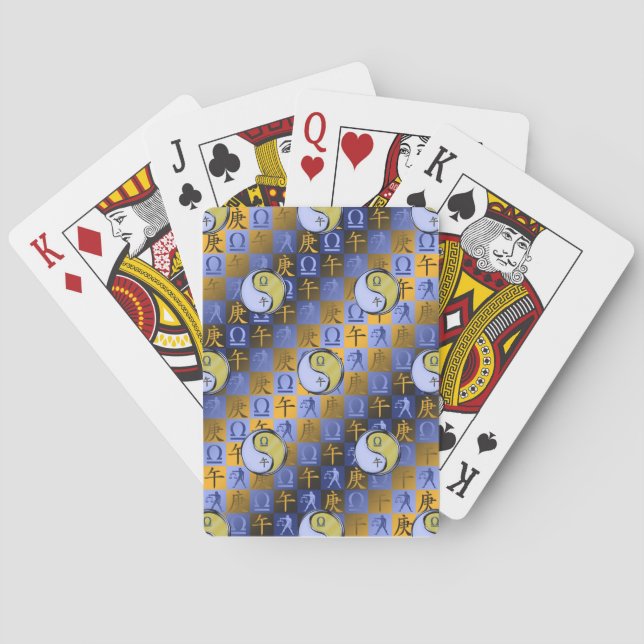 Jeu De Cartes Balance & Cheval de Métal (dos)