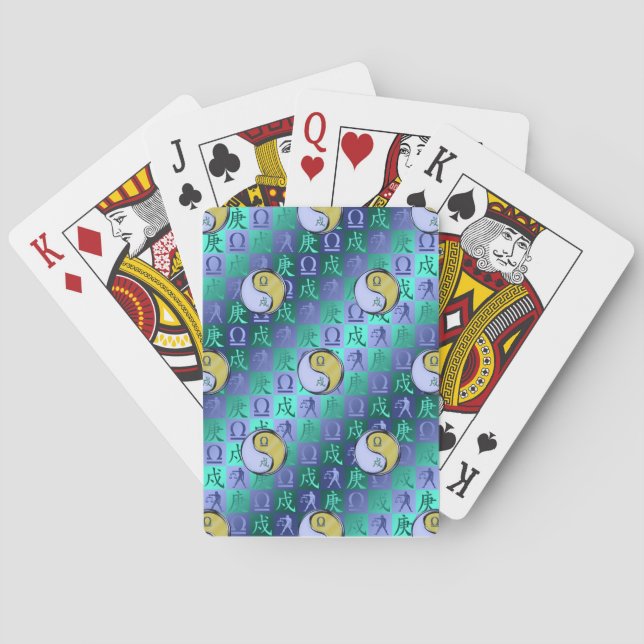 Jeu De Cartes Balance & Chien Métal (dos)