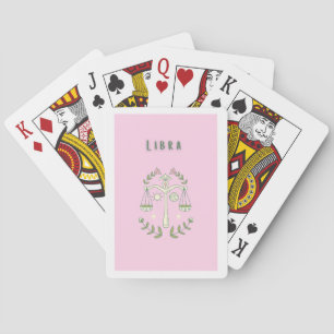 Jeu De Cartes Balance rose, zodiaque, signe du zodiaque 