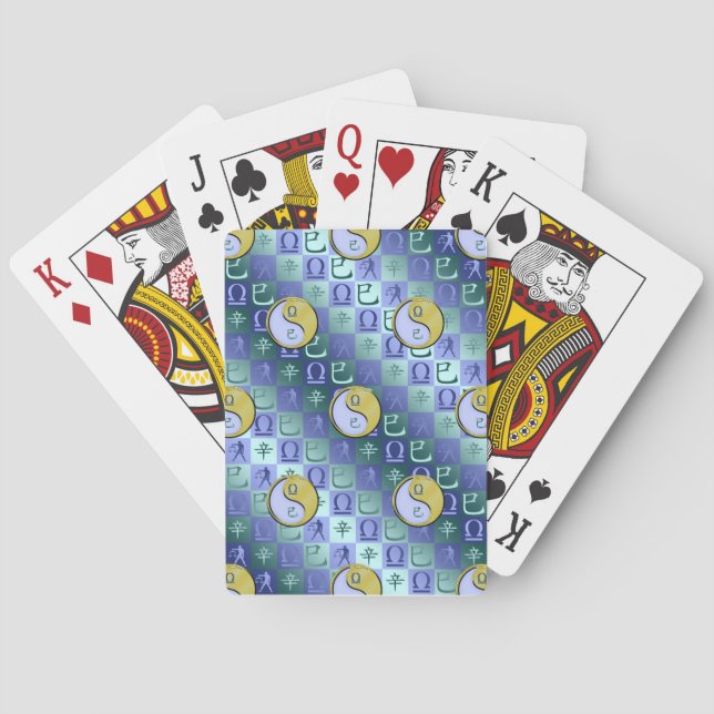 Jeu De Cartes Balance & Serpent de Métal (dos)