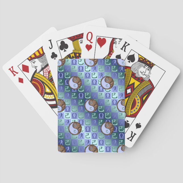 Jeu De Cartes Balance & Serpent de terre (dos)
