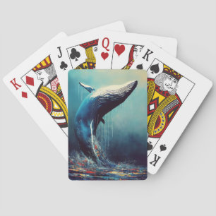 Jeu De Cartes Baleine Bleue Baleine Bleue Animale Découverte Ave