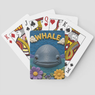 Jeu De Cartes Baleine Deep Blue Moderne KlayKoo