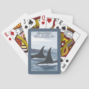 Jeu De Cartes Baleines #1 - Skagway, Alaska d'orque
