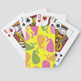 Jeu De Cartes baleines colorées