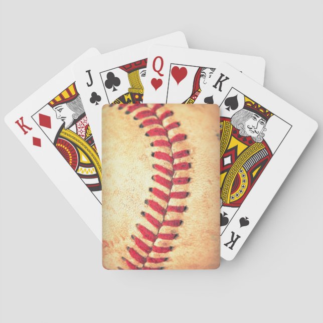 Jeu De Cartes balle de baseball vintage (dos)