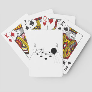 Jeu De Cartes Balle de bowling de sport et poupées