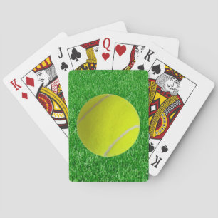 Jeu De Cartes Balle de tennis sur l'herbe