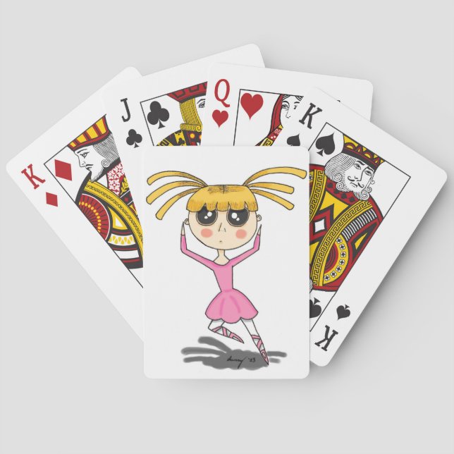 Jeu De Cartes Ballerina Jouer aux cartes (dos)