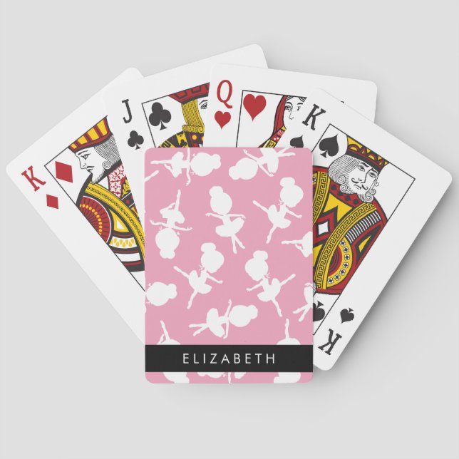 Jeu De Cartes Ballerina Motif, Filles de ballet, Danse, Votre No (dos)