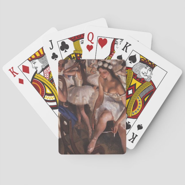 Jeu De Cartes Ballerinas dans la salle à manger (par Serebriakov (dos)