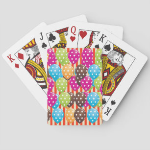 Jeu De Cartes Balloirs de fête Stripes cirque pois Amusement
