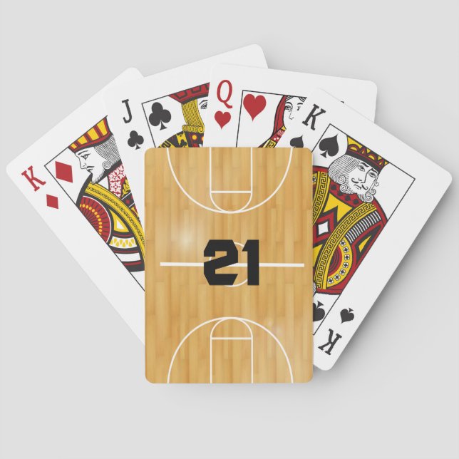 Jeu De Cartes Ballon de basket (dos)