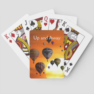 Jeu De Cartes Ballons à air chaud en vol