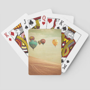 Jeu De Cartes Ballons à air chauds dans le ciel