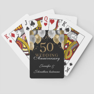 Jeu De Cartes Ballons pour le 50e anniversaire de mariage