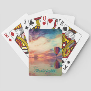 Jeu De Cartes Balloon à air chaud Votre nom Cartes de jeu classi