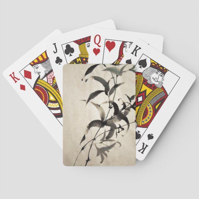 Jeu De Cartes Bambou (dos)