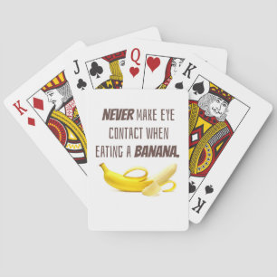 Jeu De Cartes BANANA Drôle cadeau ne jamais faire contact oeil q