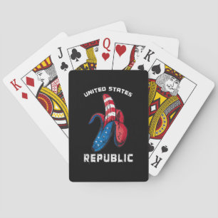 Jeu De Cartes Banana États-Unis Drapeau Patriot Amérique le pire