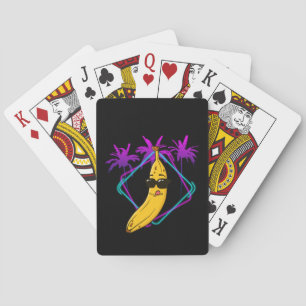 Jeu De Cartes banane cool rétro