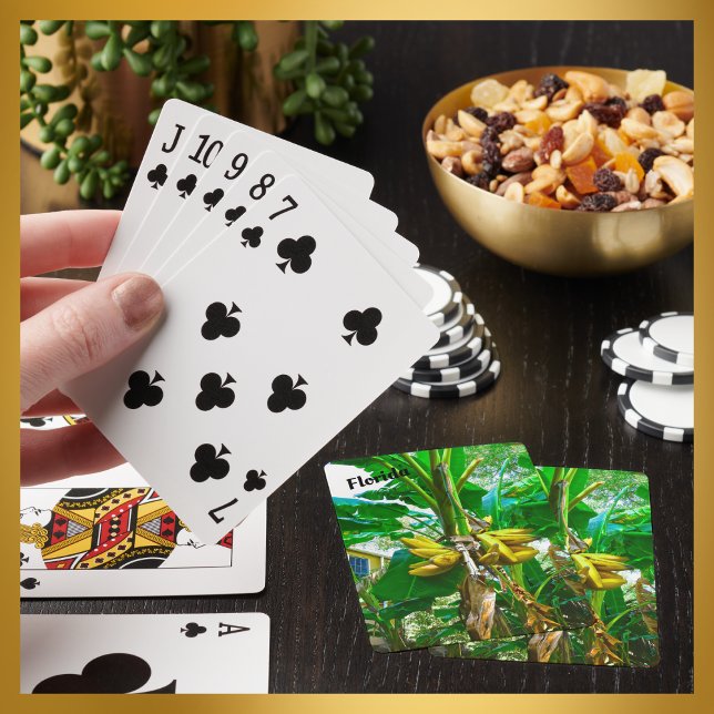 Jeu De Cartes Banane tropicale Palm Tree St Augustine Floride (Créateur téléchargé)