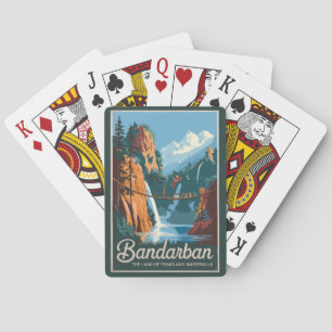 Jeu De Cartes Bandarban Bangladesh Travel Art Vintage