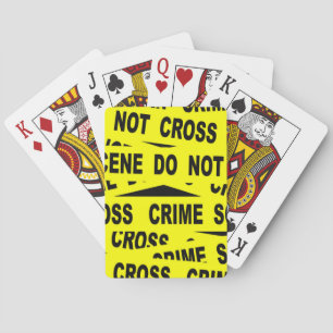 Jeu De Cartes Bande de scène du crime