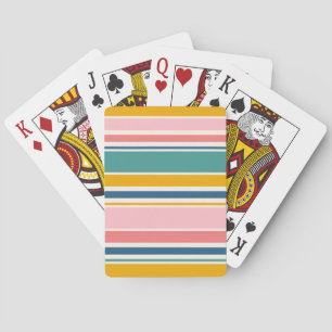 Jeu De Cartes Bandes de couleurs à thème de plage