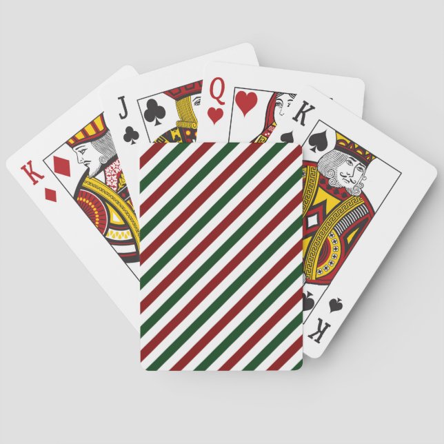 Jeu De Cartes Bandes de Noël personnalisables (dos)