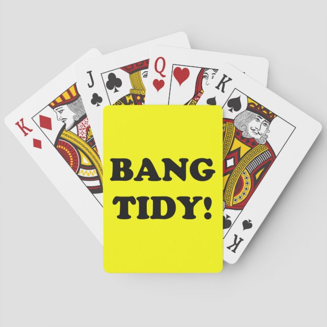 JEU DE CARTES ‘BANG TIDY ! ’ (dos)