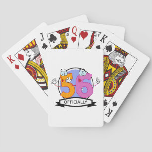 Jeu De Cartes Bannière d'anniversaire officielle 56