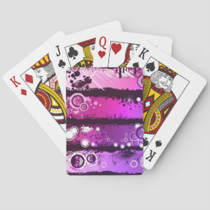 Jeu De Cartes Bannière musicale Grunge Style 3