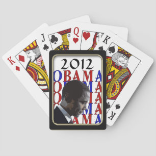 Jeu De Cartes Barack Obama 2012 Black Frame Bicycle® Play