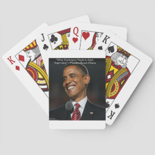Jeu De Cartes Barack Obama & Citation Humoristique Cadeaux & Car
