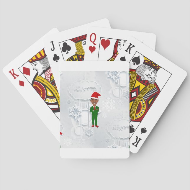 Jeu De Cartes barack obama père Noël (dos)