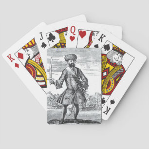 Jeu De Cartes Barbe noire du pirate, tirée de "A General History