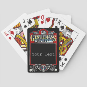 Jeu De Cartes Barbershop vintage