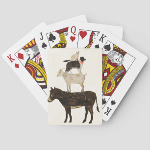 Jeu De Cartes Barnyard Bufs - Âne, Chèvre, Chien, Chat