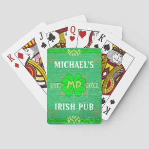 Jeu De Cartes Barre à la maison personnalisable : Pub irlandais