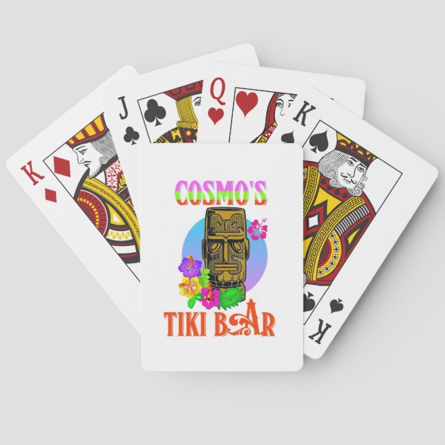 Jeu De Cartes Barre de Tiki de Cosmo (dos)