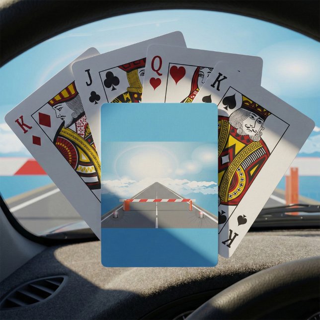 Jeu De Cartes Barrière rouge et blanche Accès bloqué (Créateur téléchargé)