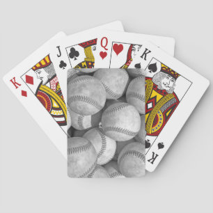 Jeu De Cartes Baseball noir et blanc