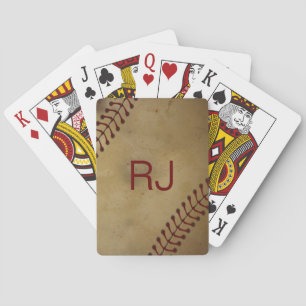 Jeu De Cartes Baseball vintage avec nom
