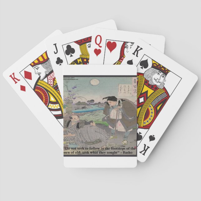 Jeu De Cartes Basho & Citation Célèbre (dos)