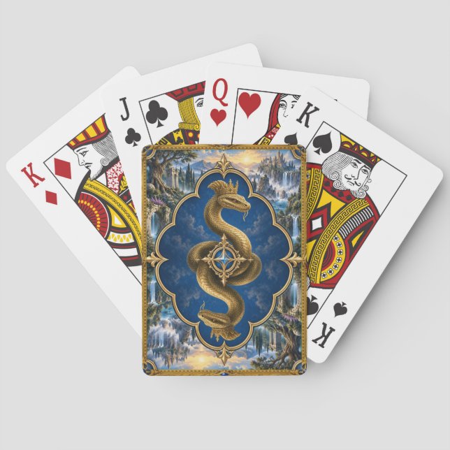 Jeu De Cartes Basilic, Monstre de Fantasy Gothique (dos)