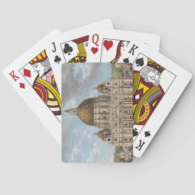 Jeu De Cartes Basilique Saint-Pierre de la Cité du Vatican (dos)