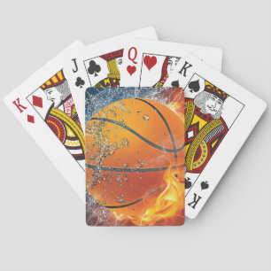 Jeu De Cartes Basket-ball à flammes