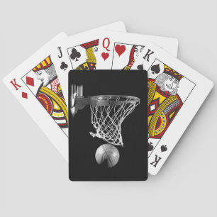 Jeu De Cartes Basket-ball noir et blanc