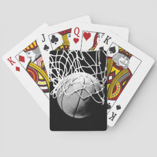 Jeu De Cartes Basket-ball noir et blanc